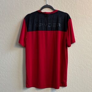 FINAL! Spyder Red and Black Short Sleeve Tee